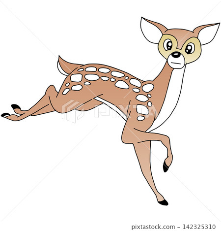Hand-drawn animal illustration ☆ Fawn Hand-drawn animal illustration ☆ Fawn 142325310