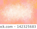 Warm orange and pink oil painting-style texture background material 142325683