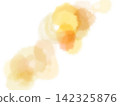 A soft background line with a watercolor texture of orange and yellow. 142325876