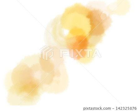 A soft background line with a watercolor texture of orange and yellow. A soft background line with a watercolor texture of orange and yellow. 142325876