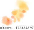 Soft, watercolor-like textures in orange, yellow, pink, and red. 142325879