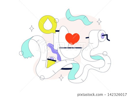 World Toilet Day Vector Illustration featuring Clean Restroom Facilities, Sanitation Awareness, Water Conservation, and Healthy Lifestyle 142326017