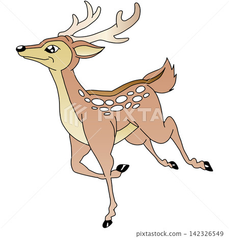 Hand-drawn animal illustration ☆ Deer Hand-drawn animal illustration ☆ Deer 142326549