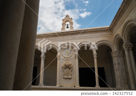 Dubrovnik Palace Courtyard, Stone Arcade and Clock Tower Dubrovnik Palace Courtyard, Stone Arcade and Clock Tower 142327552