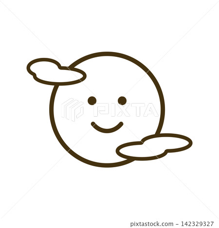 滿月圖示（單色） 142329327