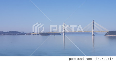 bridge in the sea bridge in the sea 142329517