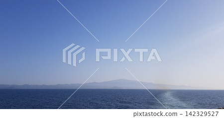beautiful sunset over sea beautiful sunset over sea 142329527