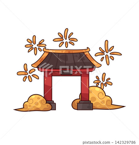 Illustration of Chinese New Year Illustration of Chinese New Year 142329786