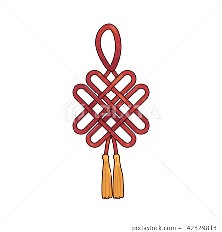Illustration of Chinese Knot 142329813