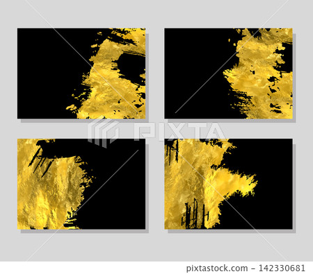 Luxury Gold Abstract Texture Background Collection 142330681