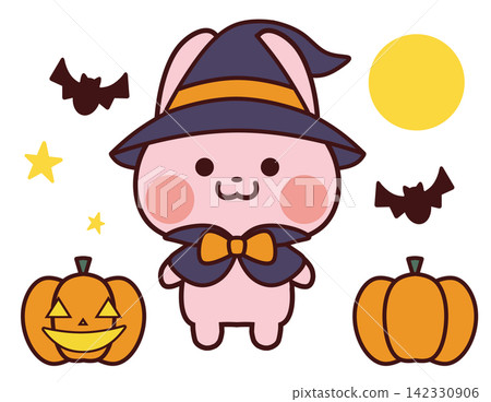 萬聖節粉紅兔子 萬聖節粉紅兔子 142330906