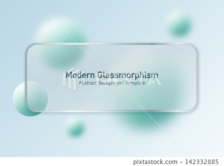 Mint teal glass morphism web banner with frosted horizontal panel Mint teal glass morphism web banner with frosted horizontal panel 142332885