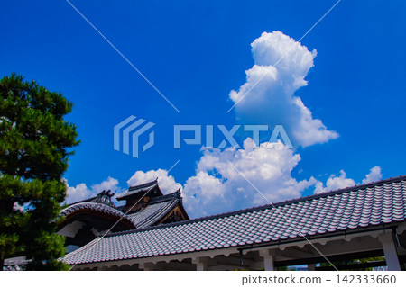 【京都風景】信仰與歷史的聖國寺,夏日雲海籠罩天空。 【京都風景】信仰與歷史的聖國寺,夏日雲海籠罩天空。 142333660
