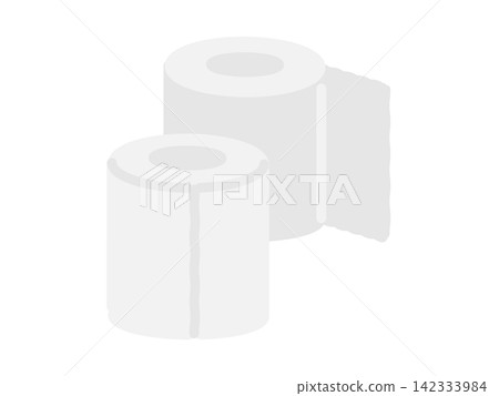 Toilet paper illustration Toilet paper illustration 142333984
