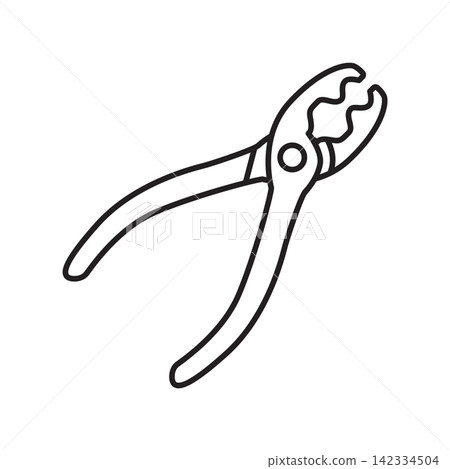 pliers, tool, leathercraft 142334504