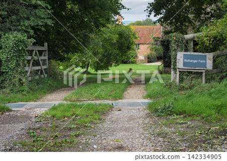 Entrance to Nuthanger Farm, Watership Down Location, Hampshire Entrance to Nuthanger Farm, Watership Down Location, Hampshire 142334905