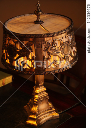 Old lamp in a room Old lamp in a room 142336676