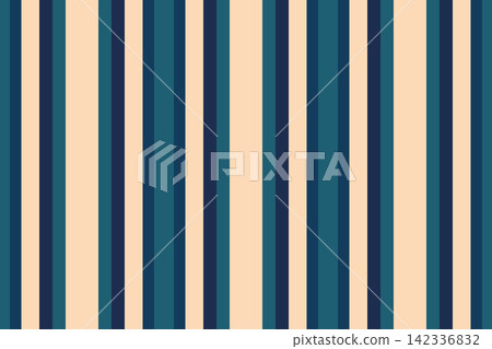 A seamless fabric stripe design shows layered vertical bands and a flat graphic surface. Cyan and peach colors create soft interior charm while keeping the design useful for apparel and interiors. A seamless fabric stripe design shows layered vertical bands and a flat graphic surface. Cyan and peach colors create soft interior charm while keeping the design useful for apparel and interiors. 142336832
