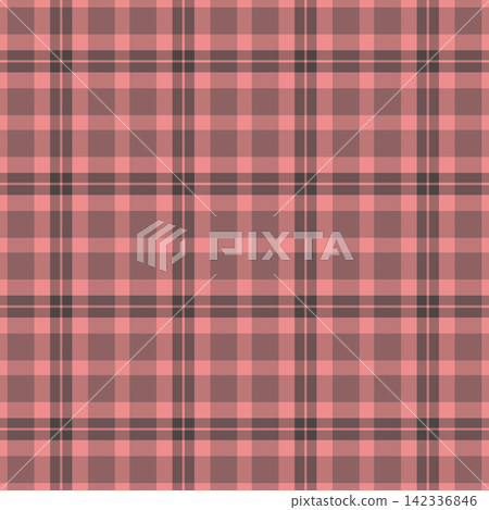 Tartan plaid fabric pattern with a structured check arrangement and a woven fabric texture. Red tones bring classic fabric heritage to a seamless decorative surface for home decor. Tartan plaid fabric pattern with a structured check arrangement and a woven fabric texture. Red tones bring classic fabric heritage to a seamless decorative surface for home decor. 142336846