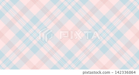 Marketing tartan textile plaid, madras vector background check. Bedding fabric pattern seamless texture in light and misty rose colors. Marketing tartan textile plaid, madras vector background check. Bedding fabric pattern seamless texture in light and misty rose colors. 142336864