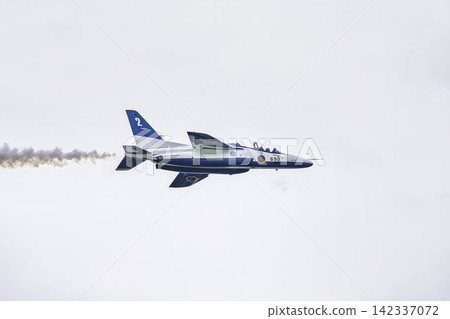 Blue Impulse aerobatic team at Matsushima Air Base conducts summer training in Higashimatsushima City, Miyagi Prefecture. Blue Impulse aerobatic team at Matsushima Air Base conducts summer training in Higashimatsushima City, Miyagi Prefecture. 142337072