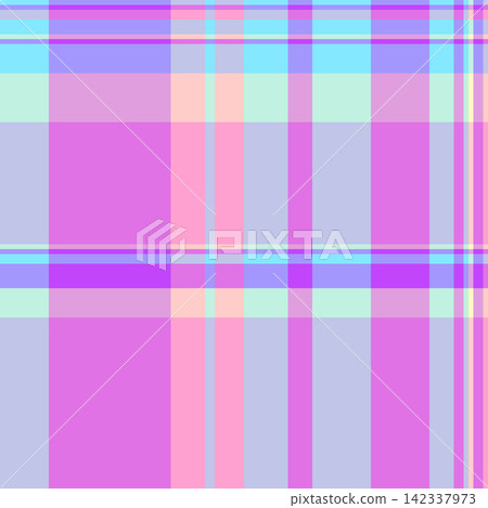 Traditional fabric design built on a classic tartan plaid grid and a woven fabric effect. Purple and light tones give the seamless pattern classic fabric heritage for apparel prints. Traditional fabric design built on a classic tartan plaid grid and a woven fabric effect. Purple and light tones give the seamless pattern classic fabric heritage for apparel prints. 142337973