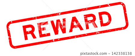 Grunge red reward word square rubber seal stamp on white background Grunge red reward word square rubber seal stamp on white background 142338138