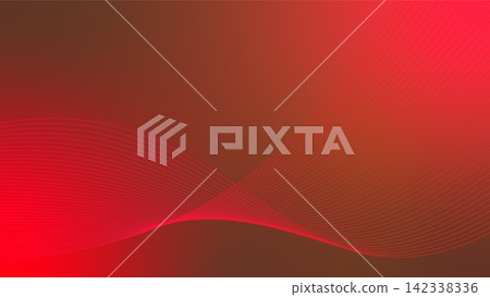Abstract gradient background with intersecting red streamlines. Abstract gradient background with intersecting red streamlines. 142338336