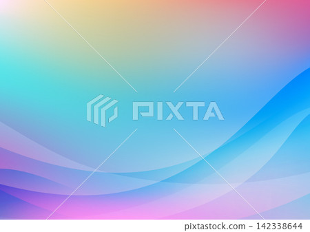 Gradient curve background material 142338644