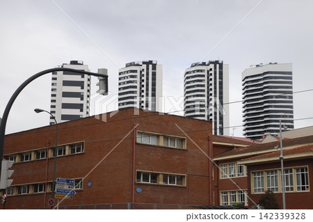 Architecture in the city of Bilbao, Spain Architecture in the city of Bilbao, Spain 142339328
