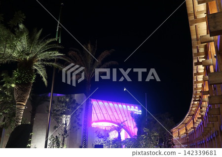 大阪關西世博會（EXPO2025）的夜景 142339681