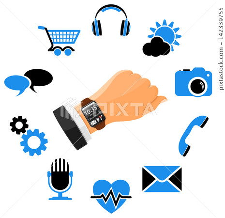 Smart Watch with Applications Smart Watch with Applications 142339755