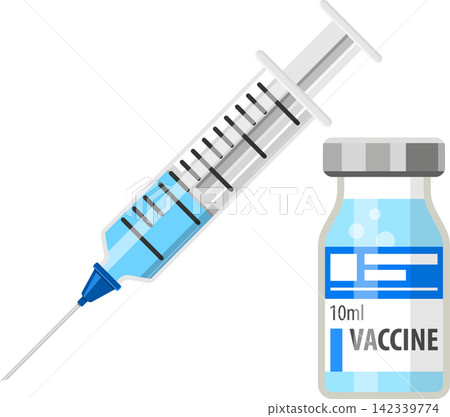 Vaccine and Syringe Vaccine and Syringe 142339774
