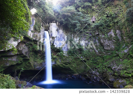 Landscape with a waterfall Landscape with a waterfall 142339828