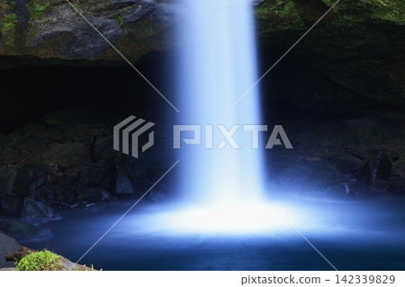 Landscape with a waterfall Landscape with a waterfall 142339829