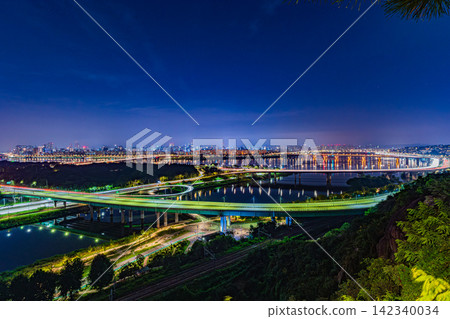 首爾漢江夜景 首爾漢江夜景 142340034