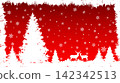 Red winter background 142342513