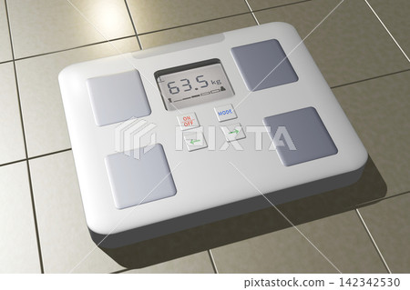浴室秤插圖(電子秤) 浴室秤插圖(電子秤) 142342530