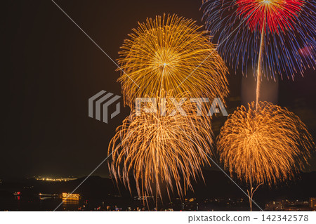 濱松市(靜岡縣)三日煙火大會場景 濱松市(靜岡縣)三日煙火大會場景 142342578
