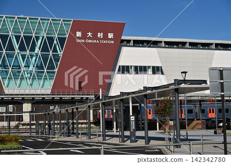 新大村站西口(佐佐波出口)(西九州新幹線,長崎縣大村市) 新大村站西口(佐佐波出口)(西九州新幹線,長崎縣大村市) 142342780