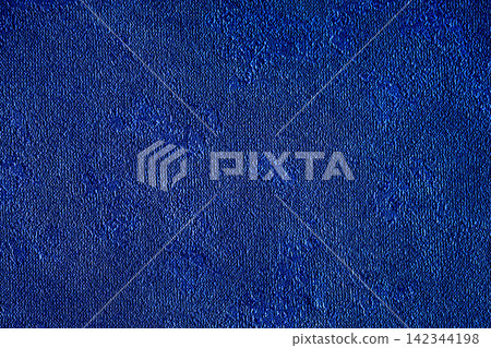 Blue cold color navy paint canvas texture abstract fabric textile pattern vintage wallpaper surface background structure backdrop Blue cold color navy paint canvas texture abstract fabric textile pattern vintage wallpaper surface background structure backdrop 142344198
