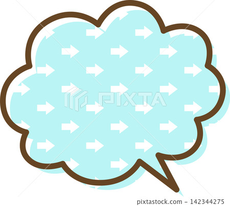 Individual speech bubble icons with patterns Individual speech bubble icons with patterns 142344275