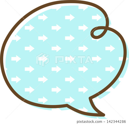 Individual speech bubble icons with patterns Individual speech bubble icons with patterns 142344286