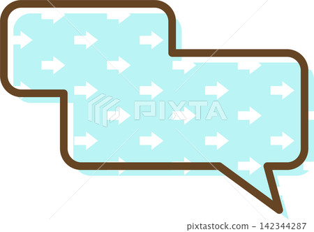 Individual speech bubble icons with patterns Individual speech bubble icons with patterns 142344287