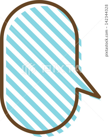 Individual speech bubble icons with patterns Individual speech bubble icons with patterns 142344328