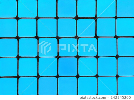 Color blue paint navy cold ceramic tile abstract pattern mosaic texture background square backdrop structure Color blue paint navy cold ceramic tile abstract pattern mosaic texture background square backdrop structure 142345200