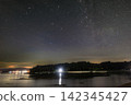 Winter starry sky in Setouchi: Cassiopeia setting 142345427