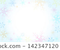 Watercolor snowflakes Watercolor snowflakes 142347120