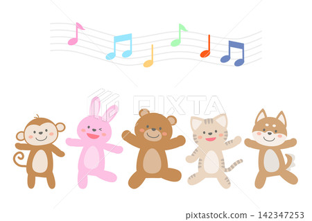 Animals dancing to music Animals dancing to music 142347253