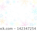 Watercolor snowflakes Watercolor snowflakes 142347254